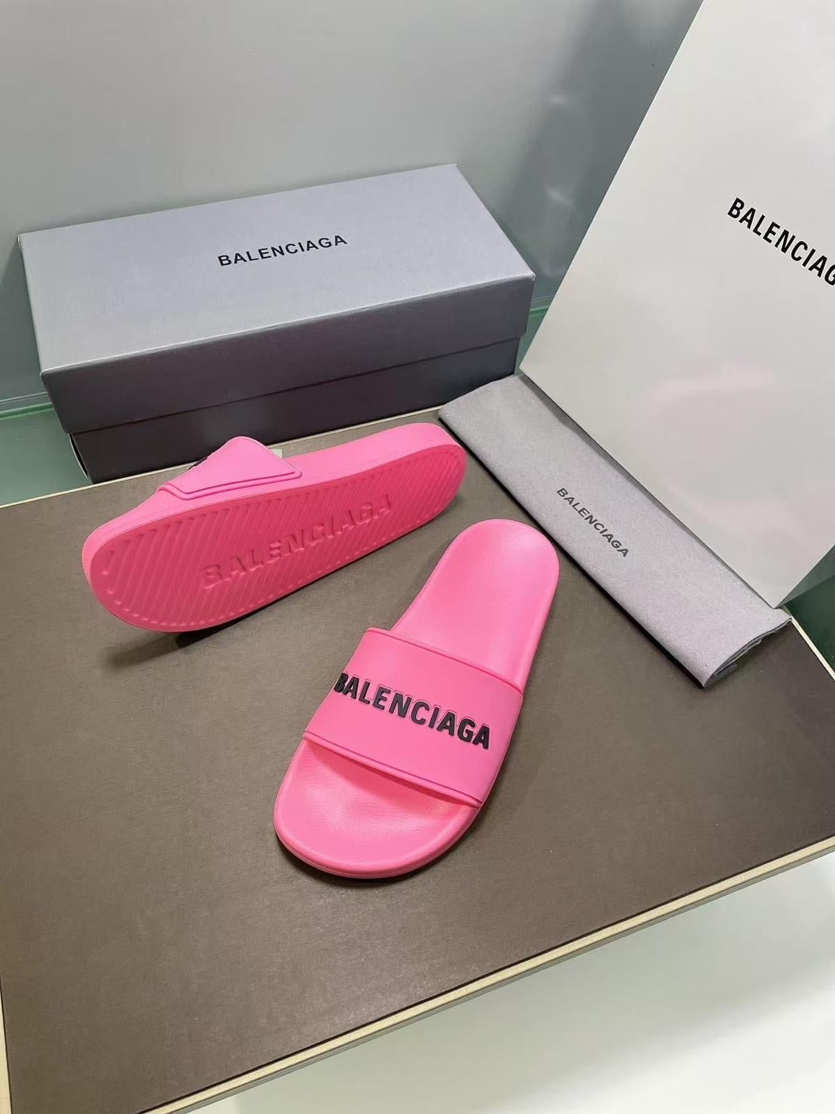 Balenciaga Pool Slide — Hot Pink